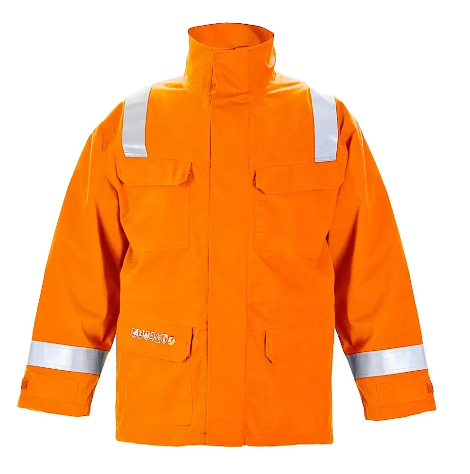 chos, reflective, jacke, orange, arbeitskleidung