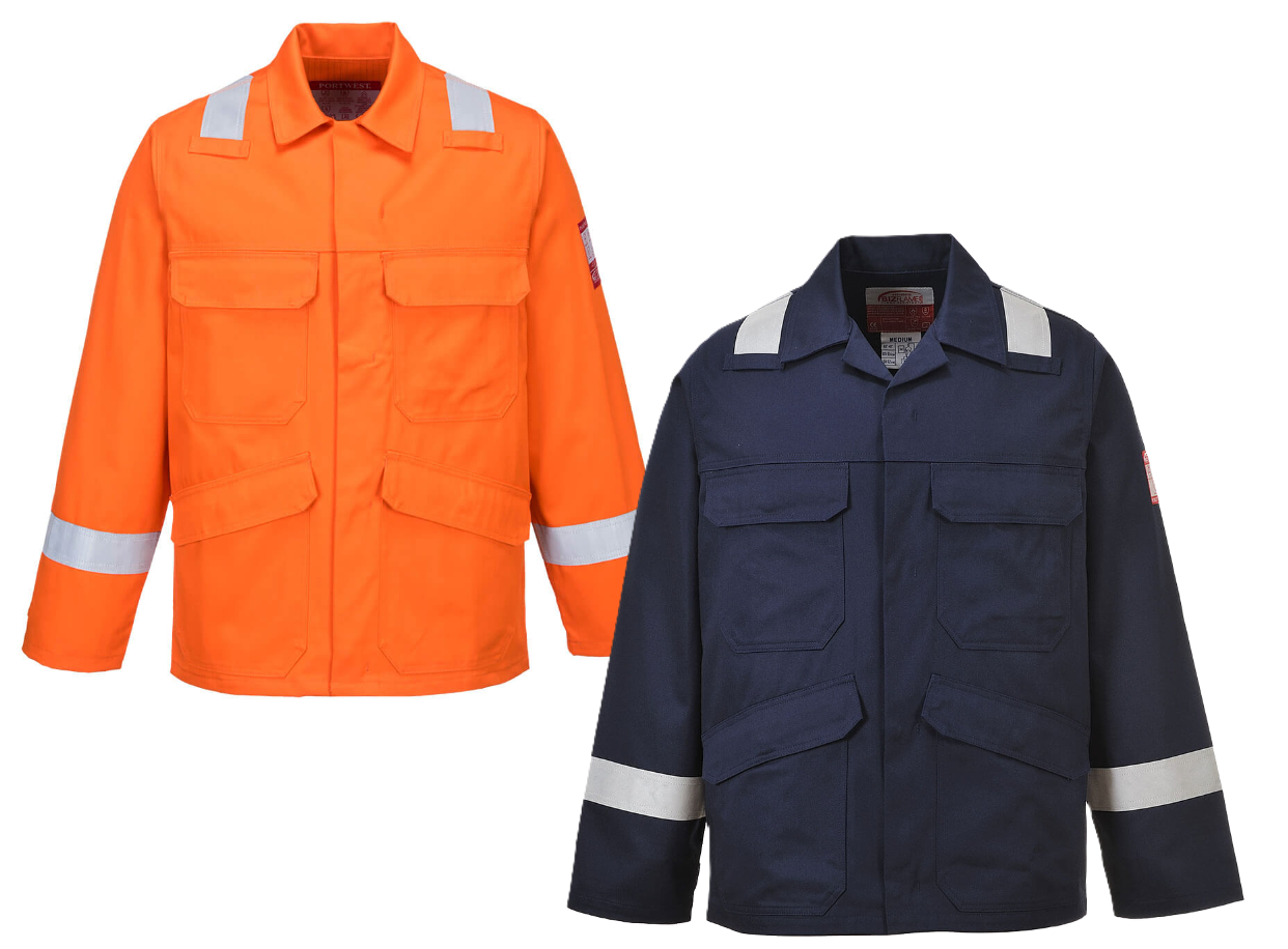 Warnschutzjacke, Reflektoren, Klettverschluesse, Taschen, Jacke