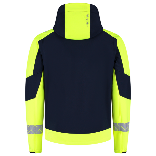 Herrenjacke, Warnschutz, Neonfarbe, Hochsichtbare Jacke, Einsatzjacke