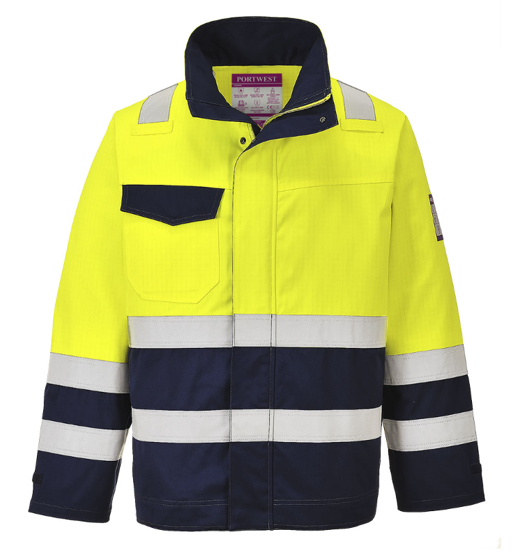 Multinorm Warnschutz Jacke | PORTWEST Modaflame | MV25 Multinorm Warnschutz Jacke | PORTWEST Modaflame | MV25