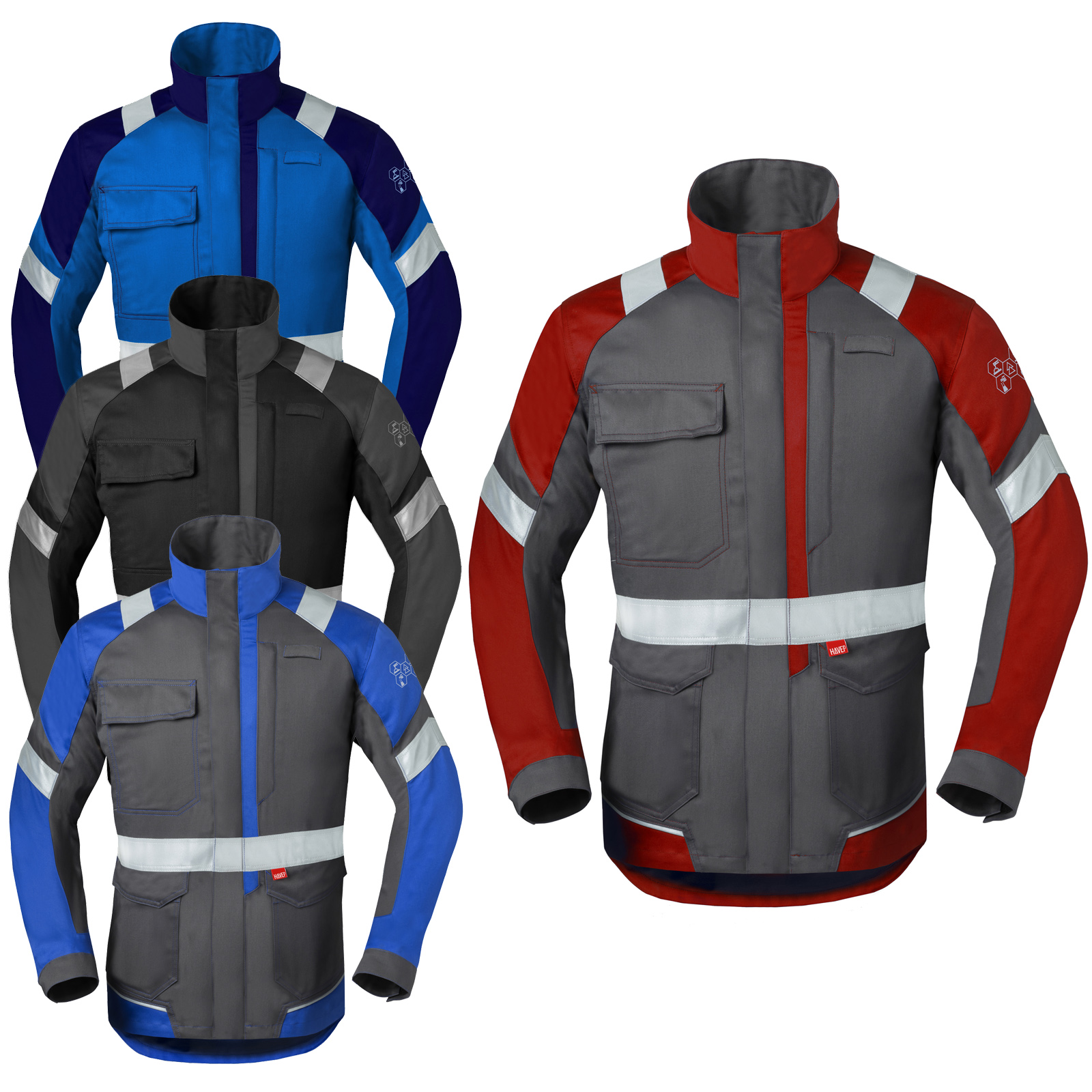 jacke_50292_gr Multinorm-Jacke Störlichtbogenschutz APC2 | HAVEP 5SafetyImage+ | 50292