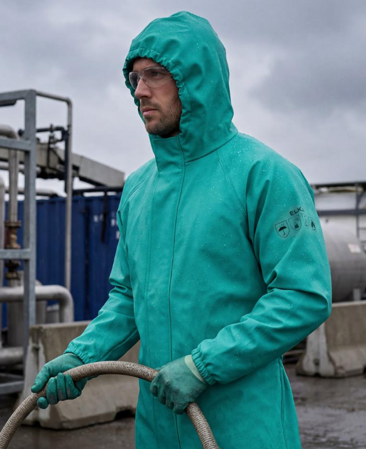 Schutzhülle, Überwurfjacke, Chemikalienresistente Arbeitskleidung, Hoodie, Werkstatjacke