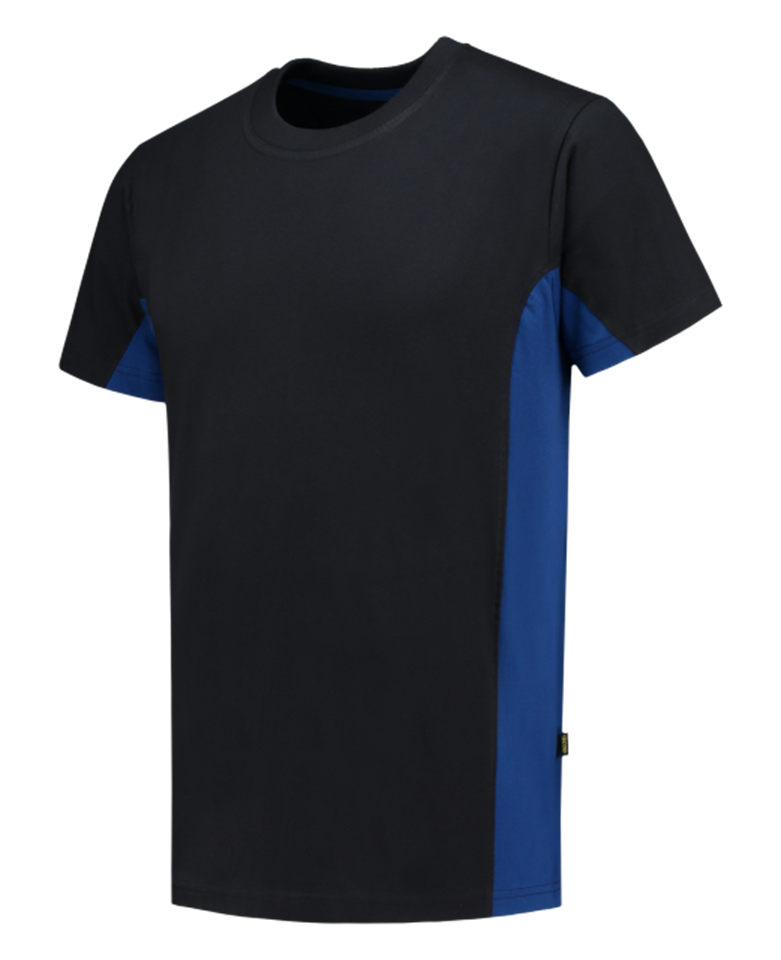 T-Shirt, Kurzarm, Schwarz, Blauseitentasche, Basic-Top