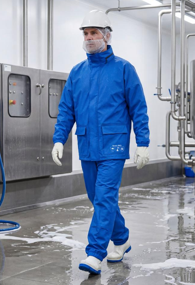 Industrieanzug, Schutzkleidung, Hardshell, Blau, Overall
