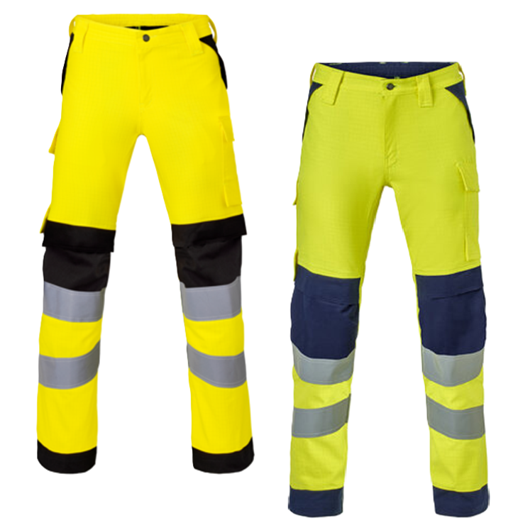 reflektierende-stripe, hohe-visibilität, arbeitshose, hi-vis-hose, pants